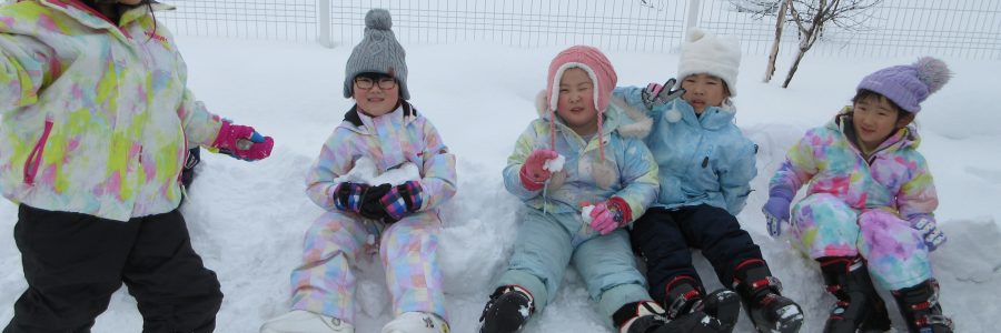 ふれあい参観☆雪遊び⛄野球部のお兄さん⚾誕生会🍰
